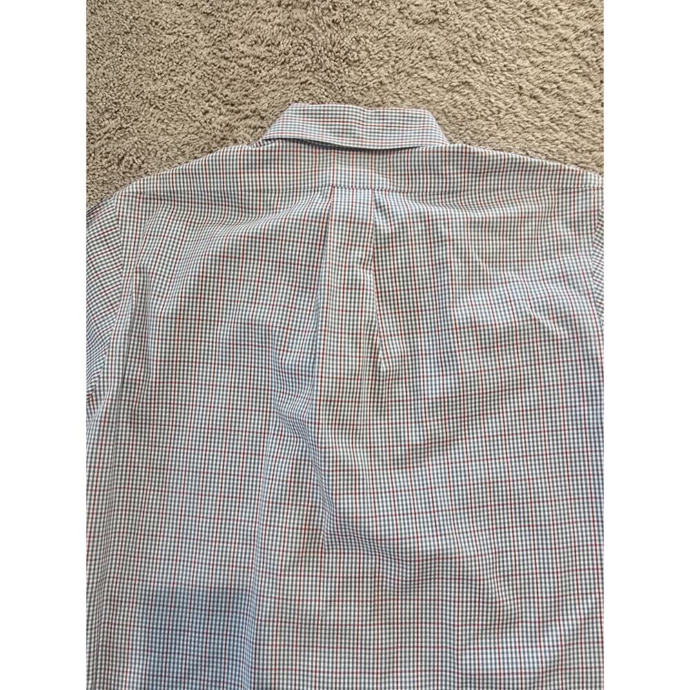 Brooks Brothers 346 Mens‎ L Blue Red White Stripe Slim Fit Button Down - Picture 5 of 5